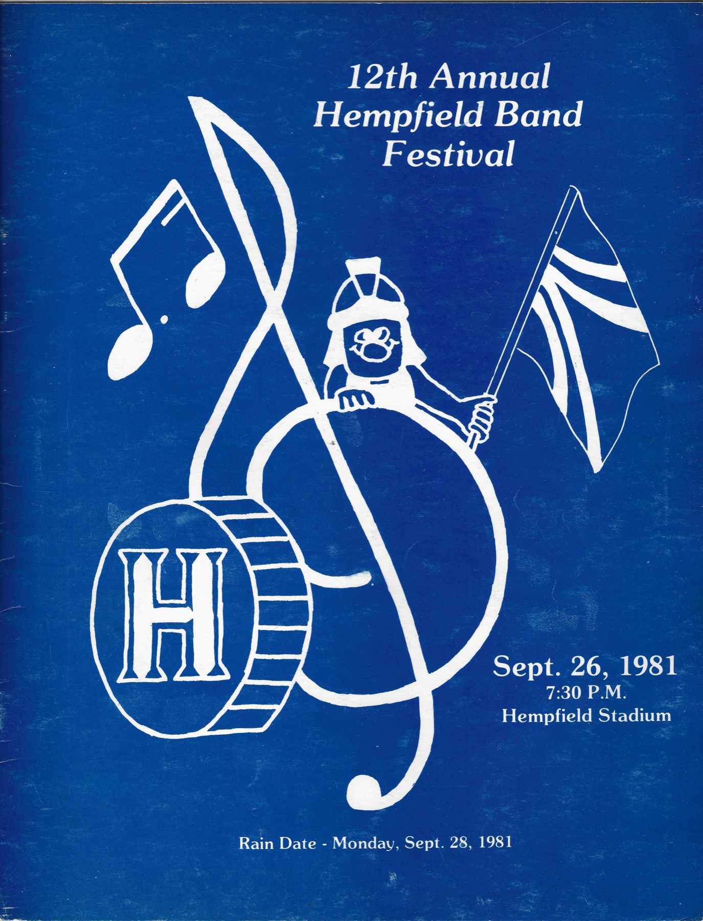 12th annual Band Festival Program