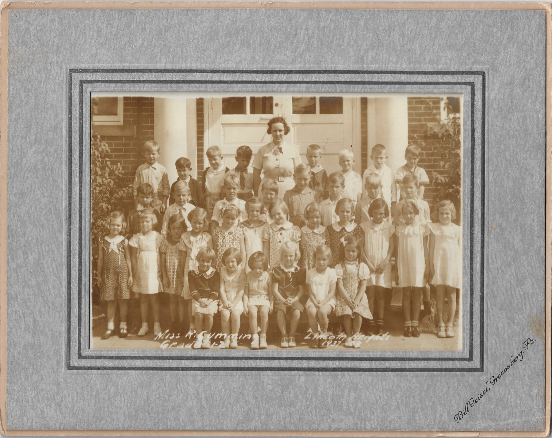 1930s Lincoln Heights Elementary School Grade 1-2 Photo