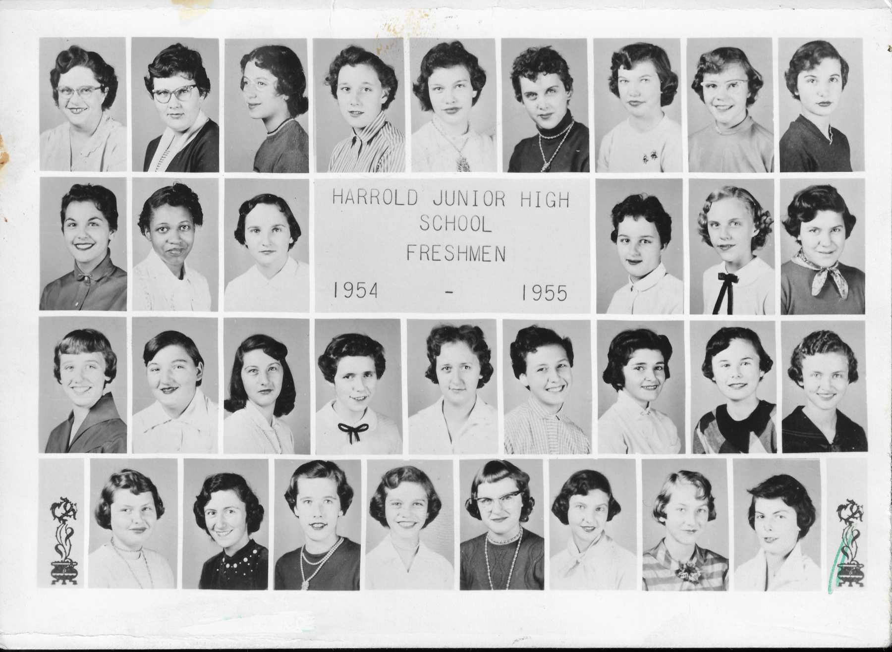 1955 Harrold Jr. High Freshman Class Photo