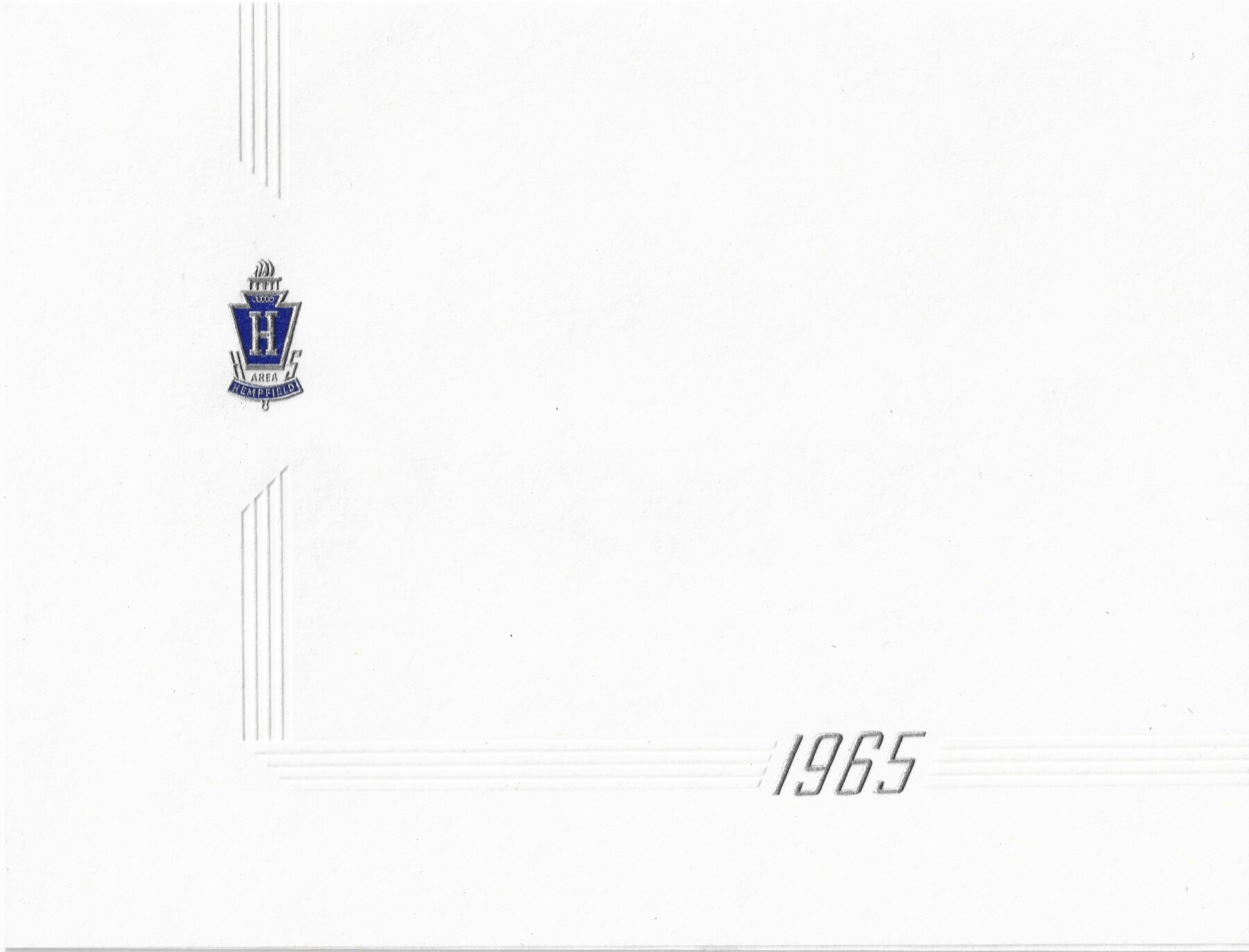 1965 HAHS Graduation Announcement