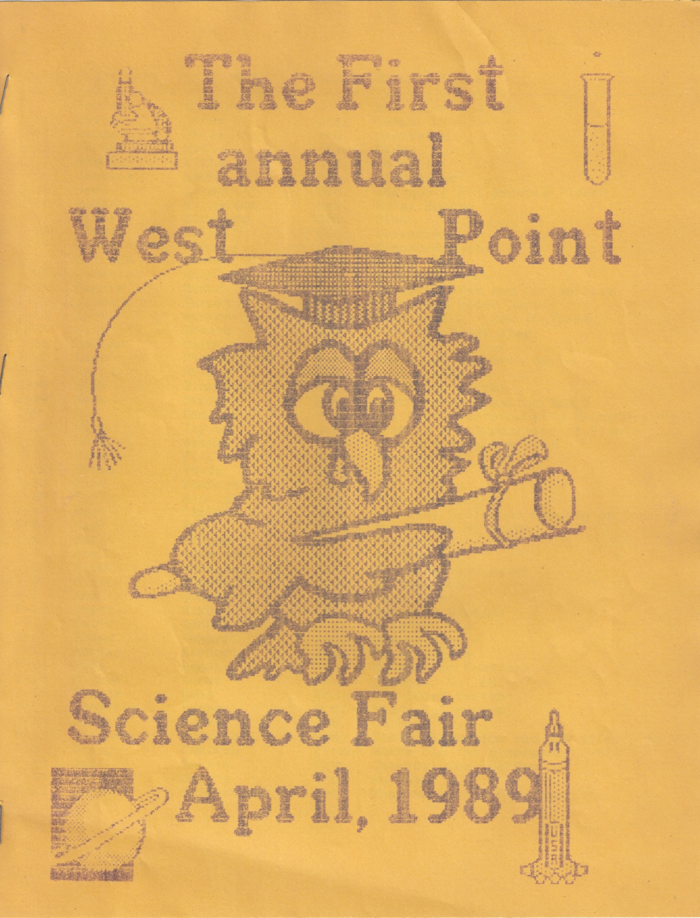 1989 West Point Elementary Science Fair Program