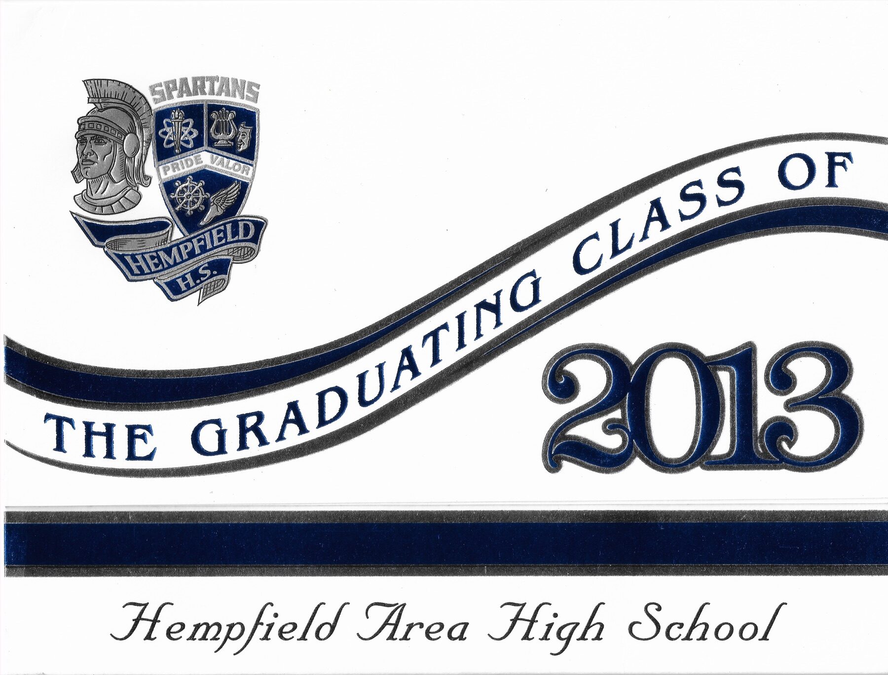 2013 HAHS Graduation Announcement