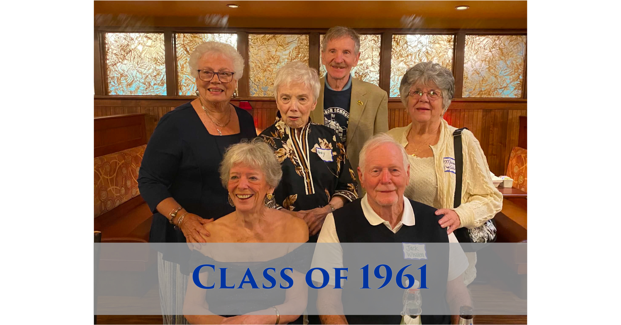 Class of 1961 group photo at the 65th reunion