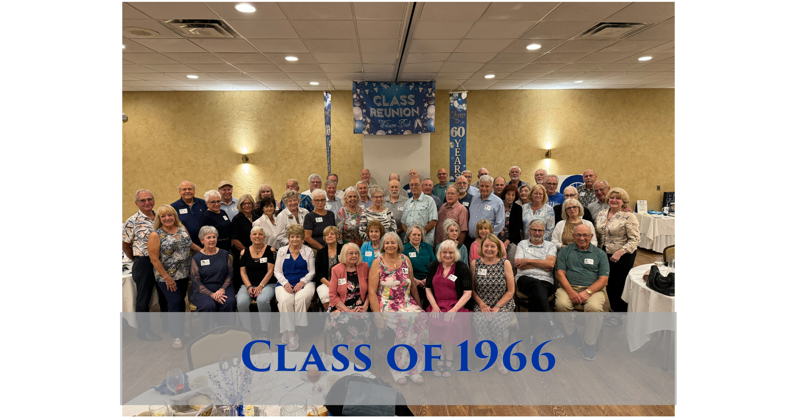 Class of 1966 group photo at the 60th reunion