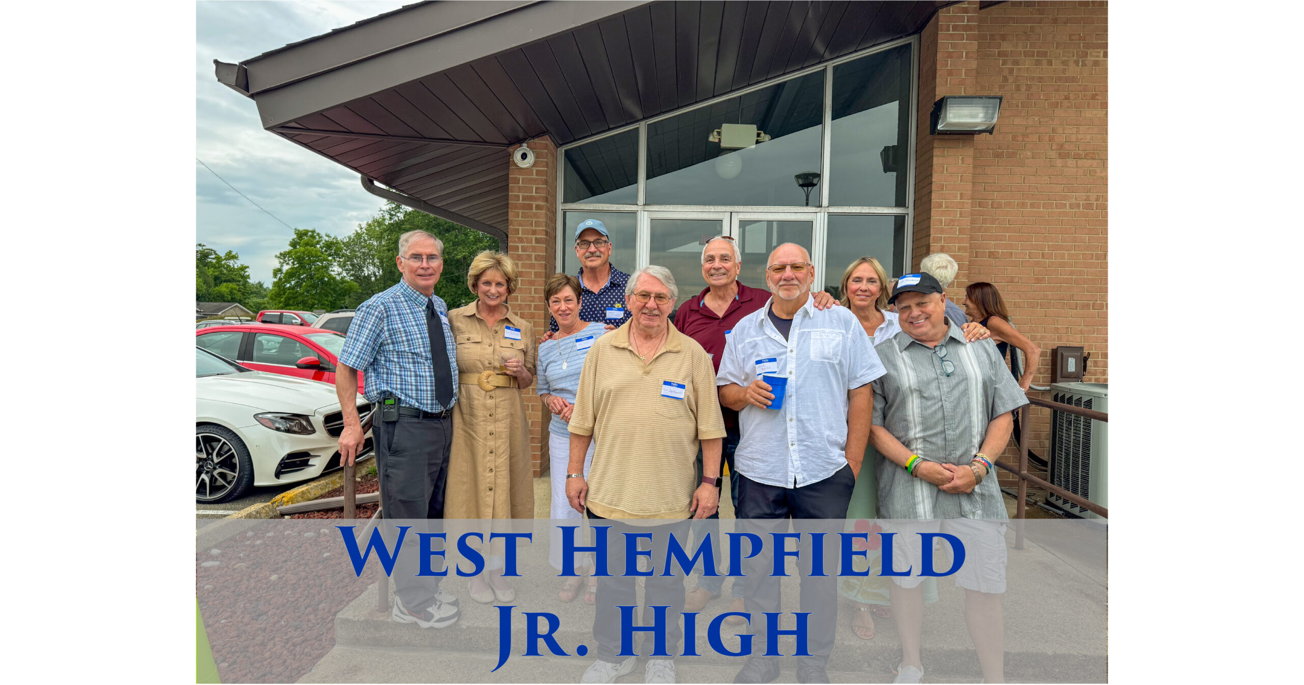 West Hempfield Junior High group at the Class of 1974 birthday party